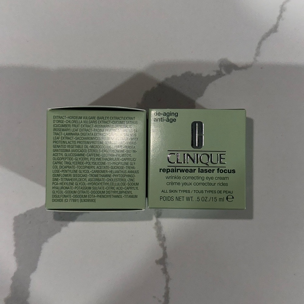 Clinique Repairwear Laser Focus Wrinkle Correcting Eye Cream BNIB $55
